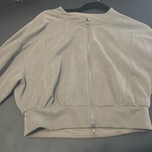 Lululemon Ribbed Softstreme Cropped Jacket size 8